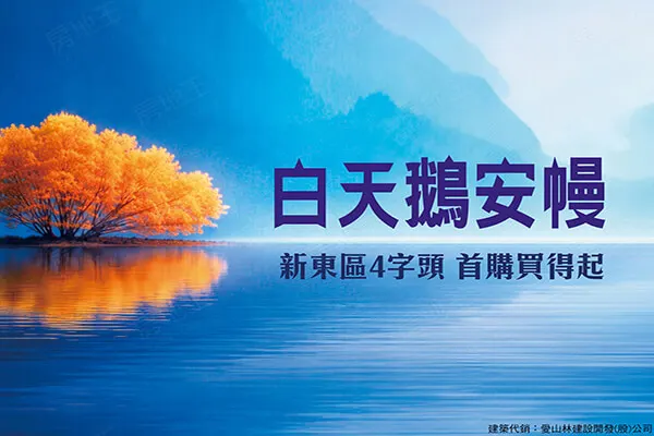 白天鵝安幔建案主視覺