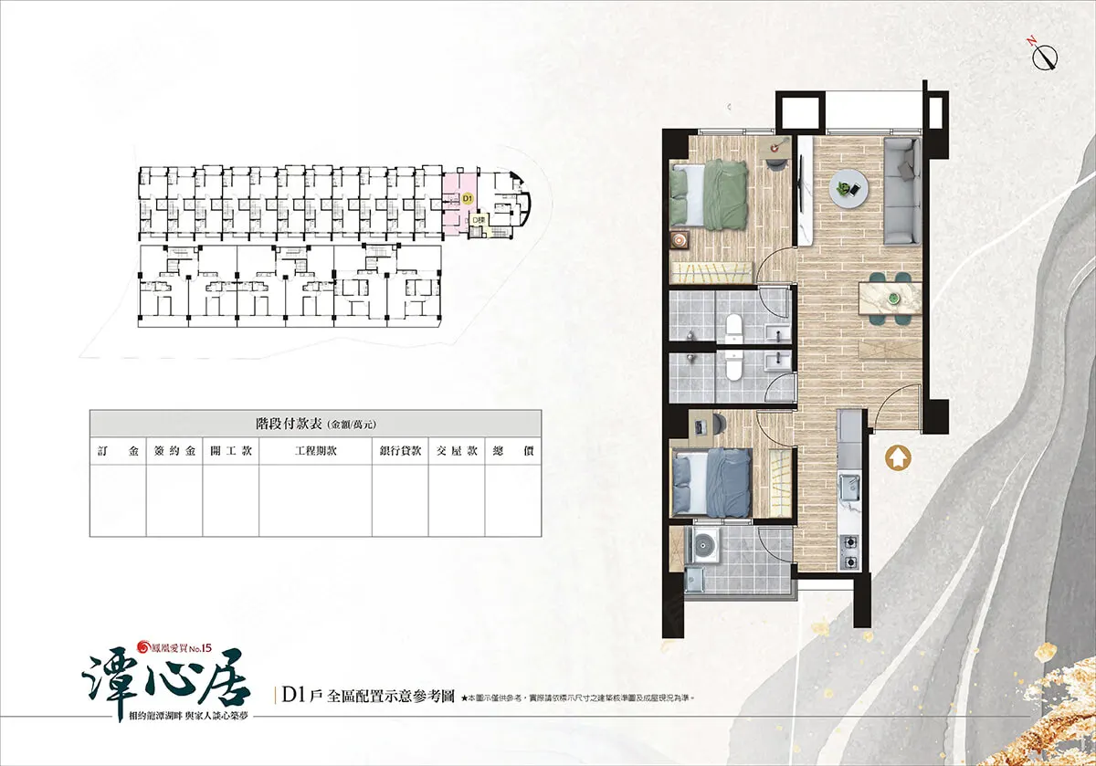 鳳凰愛買 15期 潭心居-華廈區建案圖輯 2